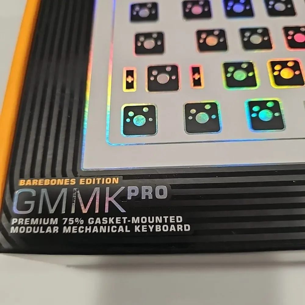 Glorious Gaming GMMK PRO 75% Barebones White (Frame Only) Modular Keyboard